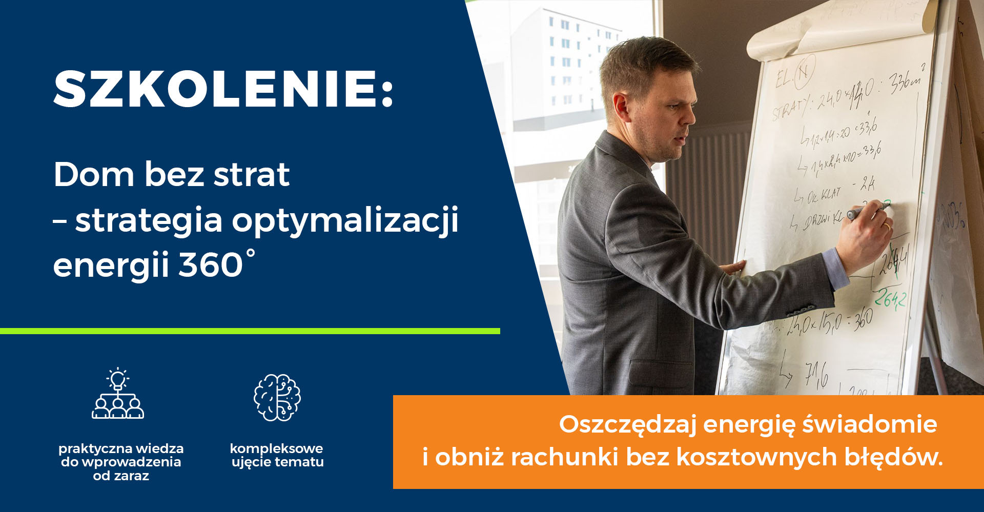 Kurs: Dom bez strat - strategia optymalizacji energii 360°