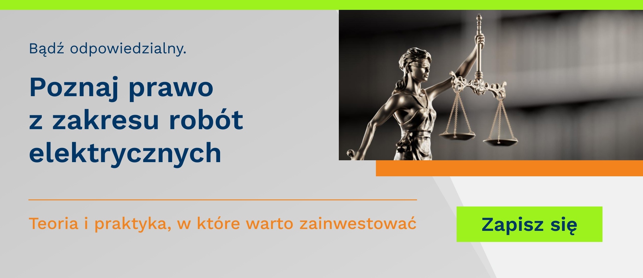 Zapisz się na szkolenie: Prawo w robotach elektrycznych